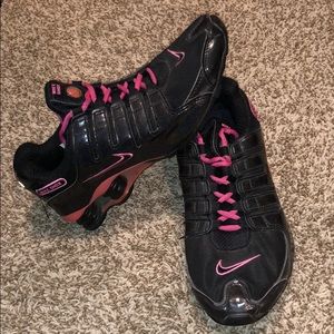 Iridescent Black & Pink Shox